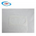 Medical Disposable Transparent PEVA Ophthalmic Drape with adhesive