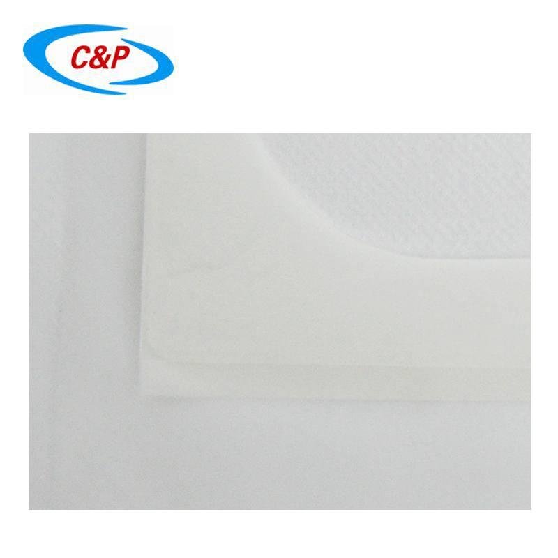Medical Disposable Transparent PEVA Ophthalmic Drape with adhesive 3