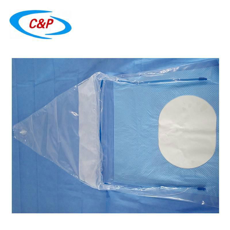 Medical Disposable Craniotomy Surgical Drape Sheet With Pouch 2