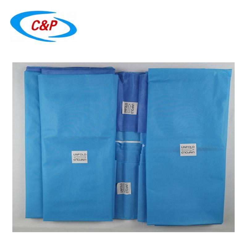 Disposable SMS Laparoscopy Surgery Drape Sheet With Hole 3