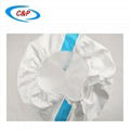 Disposable Microporous Water Resistant Non Woven Boot Cover with Blue Tape