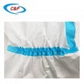 Disposable Microporous Water Resistant Non Woven Boot Cover with Blue Tape 5
