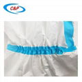 Disposable Microporous Water Resistant Non Woven Boot Cover with Blue Tape