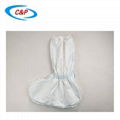 Disposable Microporous Water Resistant Non Woven Boot Cover with Blue Tape