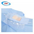 Disposable SMS Laparoscopy Surgery Drape Sheet With Hole 5