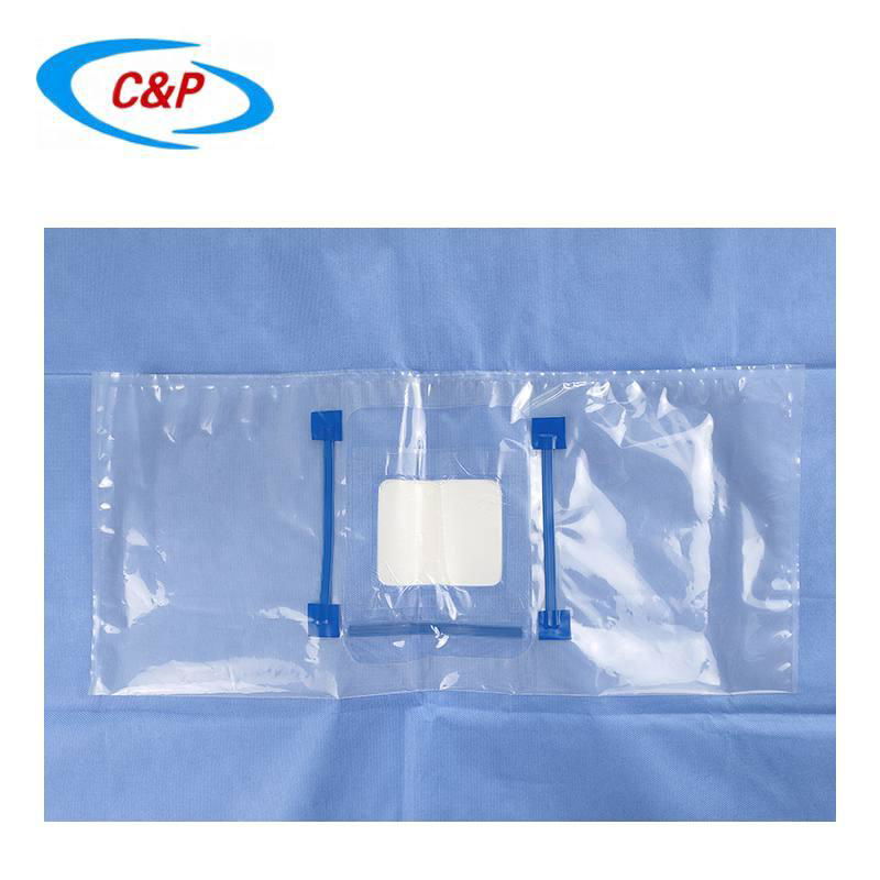 Non woven Surgical Eye Drapes with Fluid Collection Pouches 3