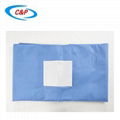Non woven Surgical Eye Drapes with Fluid Collection Pouches 6