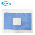 Non woven Surgical Eye Drapes with Fluid Collection Pouches