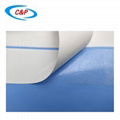CE ISO Standard Disposable Side Drape Sheet with Adhesive