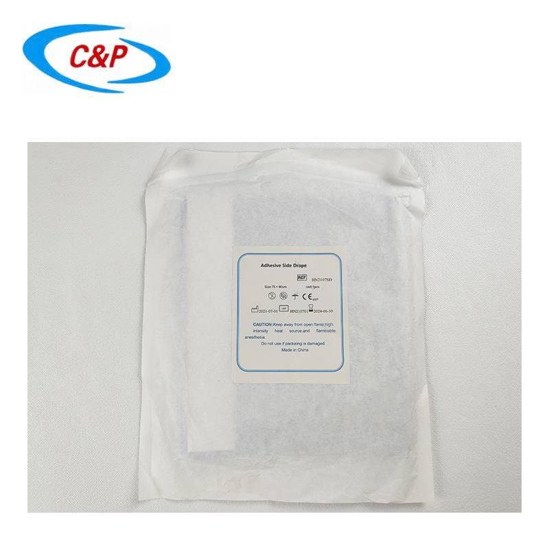 CE ISO Standard Disposable Side Drape Sheet with Adhesive 6
