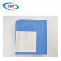 Disposable Radial Femoral Angiography Surgical Drape With Fluid Collection Pouch