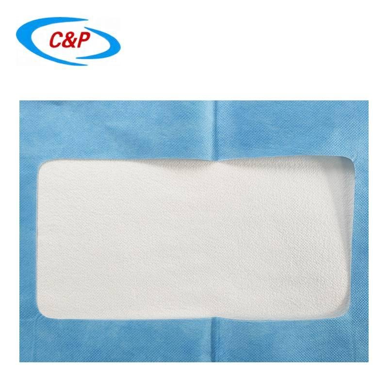 SMS Nonwoven Adhesive Surgical Drape Sheet with Fenestration 3