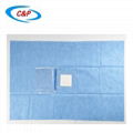 CE ISO Standard Disposable Eye Surgical Drape with Fenestrated Incise and Pouch