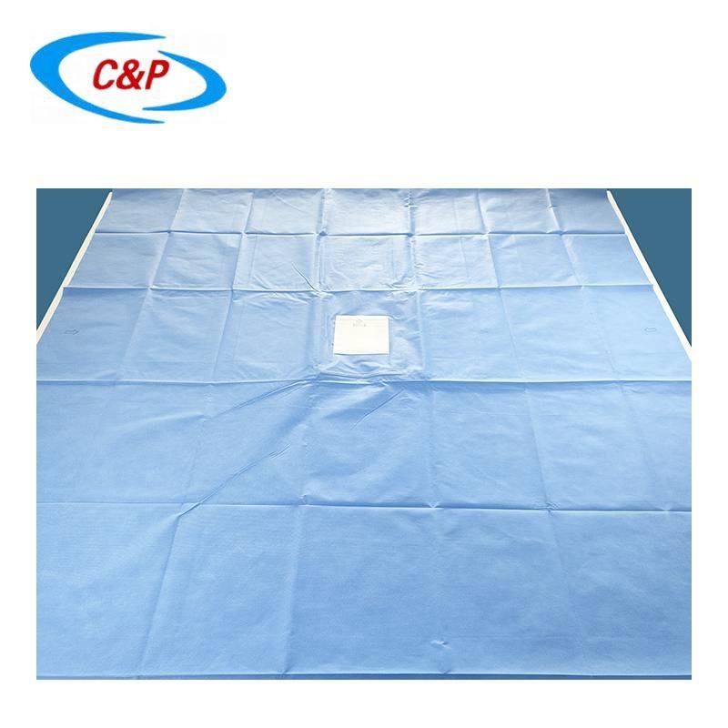 Hospital Disposable Ophthalmology Surgical Drape with Fluid Collection Pouch 3