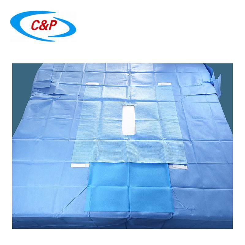 ISO CE Waterproof Disposable Surgical Laparotomy Drape For Hospital