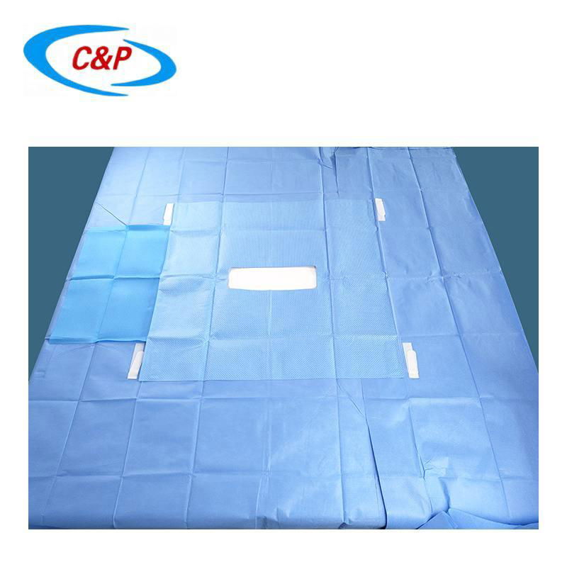 ISO CE Waterproof Disposable Surgical Laparotomy Drape For Hospital 2