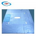 ISO CE Waterproof Disposable Surgical Laparotomy Drape For Hospital