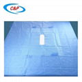 Hospital Disposable Reinforced Laparotomy Surgical Drape Sheet 1