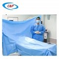 Hospital Disposable Reinforced Laparotomy Surgical Drape Sheet 7