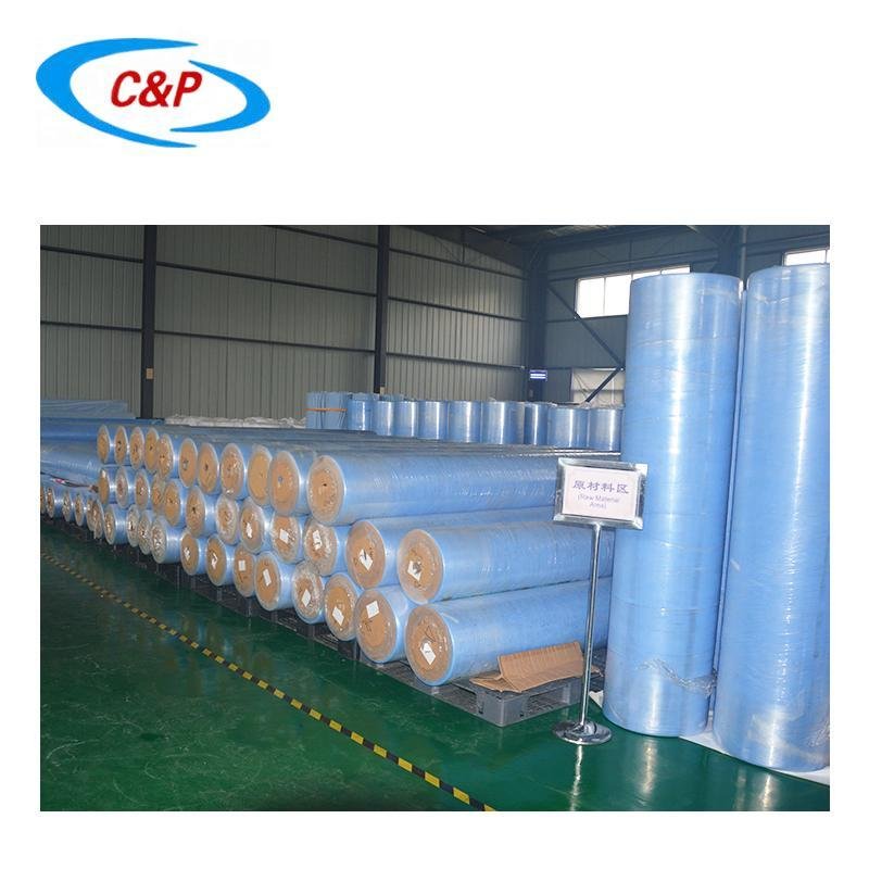 Sterile PE Film Laminated SMS Nonwoven Raw Material Roll 4