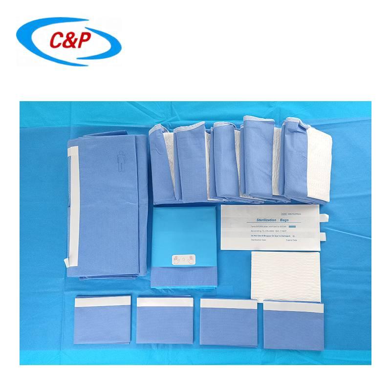 Medical Supplies Disposable Gynecological Laparotomy Surgical Drape Pack