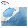 PE Nonwoven Transparent Surgical Fenestrated Sterile Drape with Adhesive