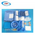 CE ISO13485 Certified Disposable Angiography Drape Pack Blue OEM ODM Accepted