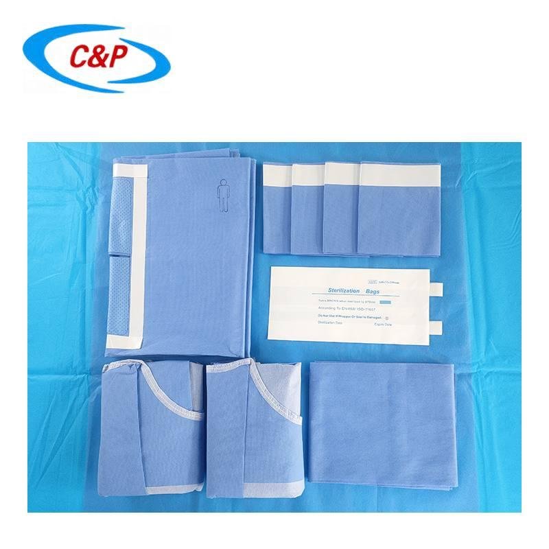 Surgical Instruments Set Disposable Laparotomy Drape Pack