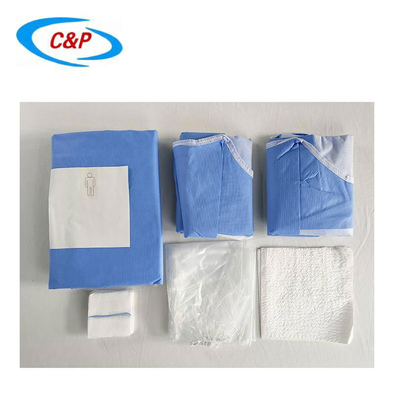 Hospital Surgical Drape Sterile Surgical Disposable Angiographic Pack 