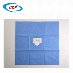 Customized Fenestrated Drapes with Oval Aperture