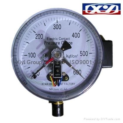 Pressure Gauge with Electric Contacts