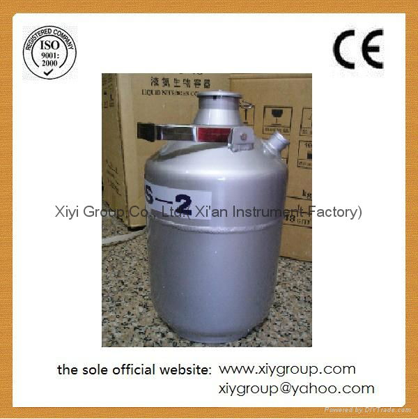 New 3L Cryogenic Container Liquid Nitrogen LN2 Dewar Tank w/ Straps 4