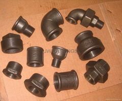 Malleable cast iron pipe fittings DIN EN std 150#