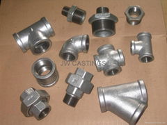 Malleable cast iron pipe fittings American std.NPT 150/300psi