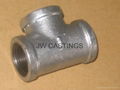 Malleable cast iron pipe fittings BSPT 150psi 2