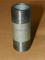 carbon steel pipe nipple/barrel nipple NPT/BSPT