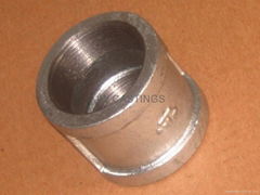 Malleable cast iron pipe fittings BSPT 150#psi