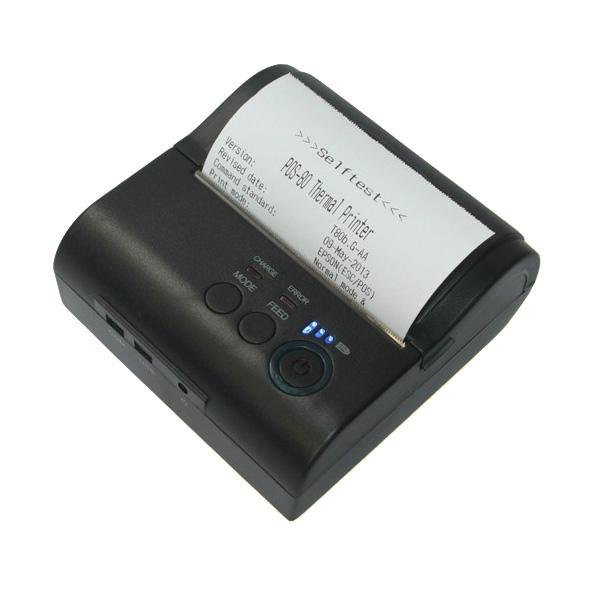 POS-8001 80mm Bluetooth 4.0 thermal printer portable USB bill printer 3