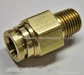 Brass hydraulic connector