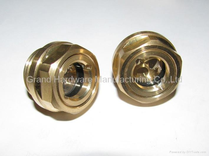 M22x1.5 Brass oil site gauge for gearboxes
