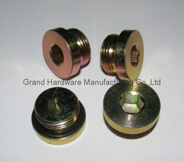 High Pressure hydraulic hex sockets oil drain plugs 2