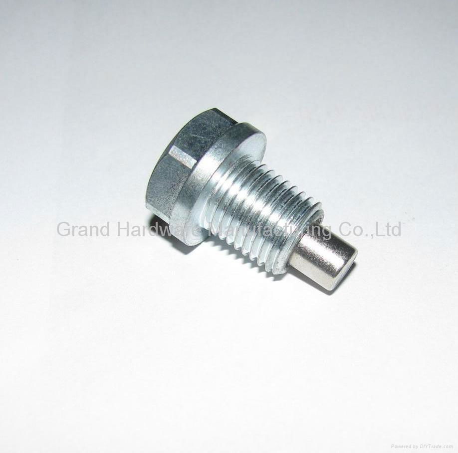 Magnetic Steel oil drain screw 3