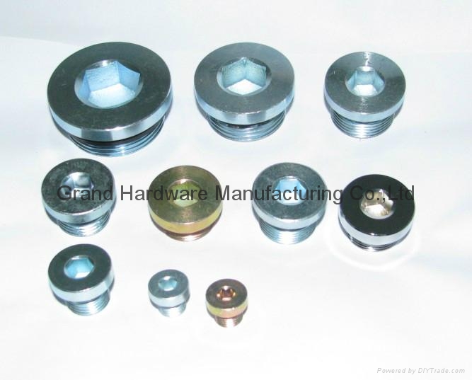 Gear Unit aluminum drain screw plug BSP thread and Metric thread 4