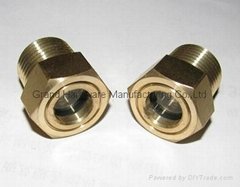 GM-BN12 Brass NPT 1/2" Oil Sight Glass Plugs for process pump