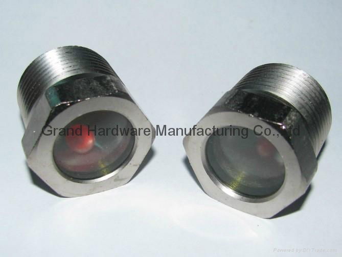 NPT Fused Sight windows steel nickel plated