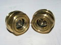 BRASS OIL SIGHT GLASS