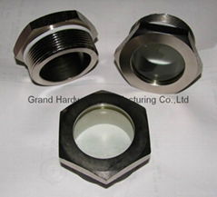 SAE Thread 1-1/2"-18 UNF Fused Metal sight glass windows