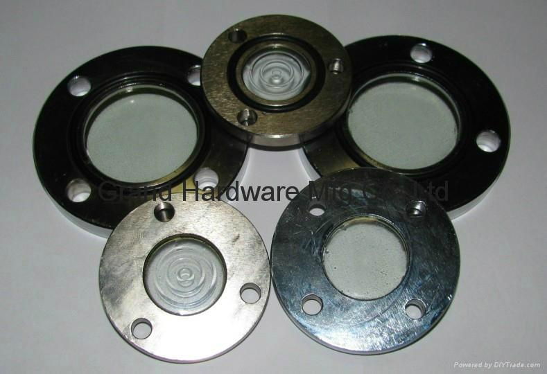 Flange sight windows