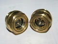 brass oil sight glass