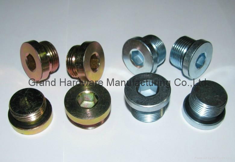 High Pressure hydraulic hex sockets oil drain plugs 5